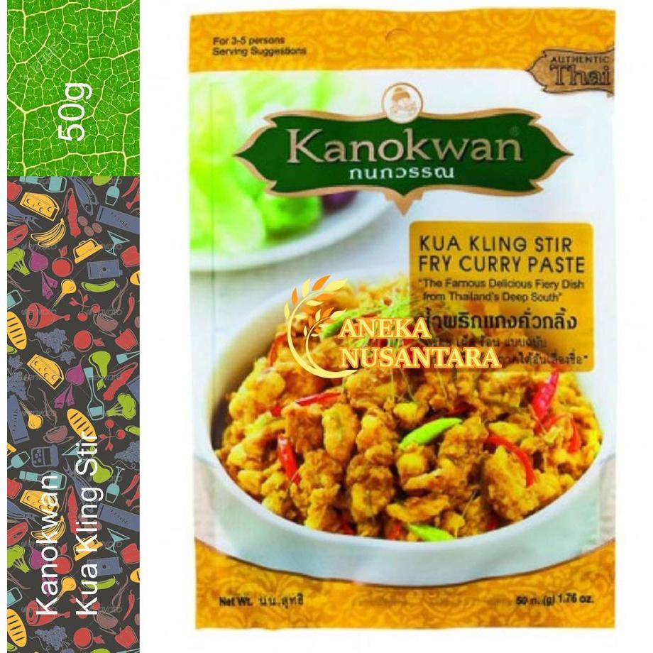 

Kanokwan Kua Kling Stir Fry Curry Paste 50gr Bumbu Rasa Kari 50 gram Promo