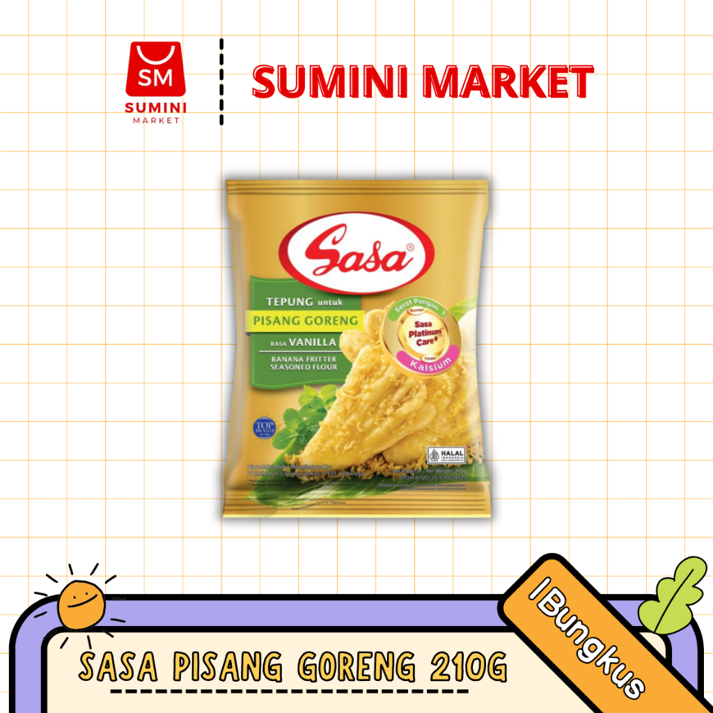 

[SM] SASA Tepung Pisang Goreng 210Gram