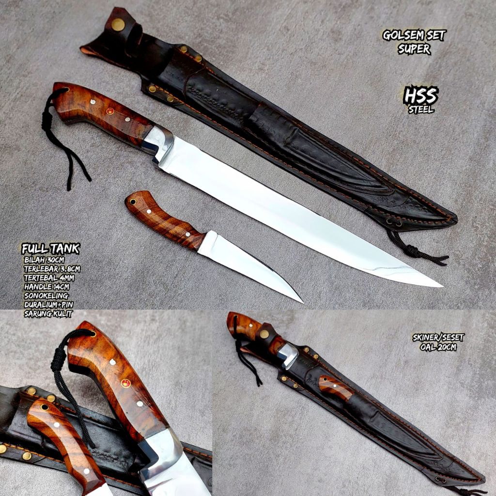 1 SET PISAU SESET DAGING GOLOK SEMBELIH