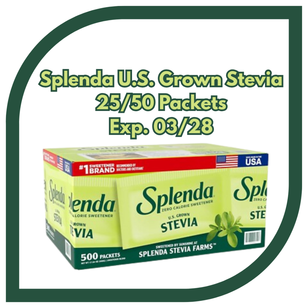 

[ORI USA] Splenda Naturals Stevia Sweetener Packets - 25 Packets