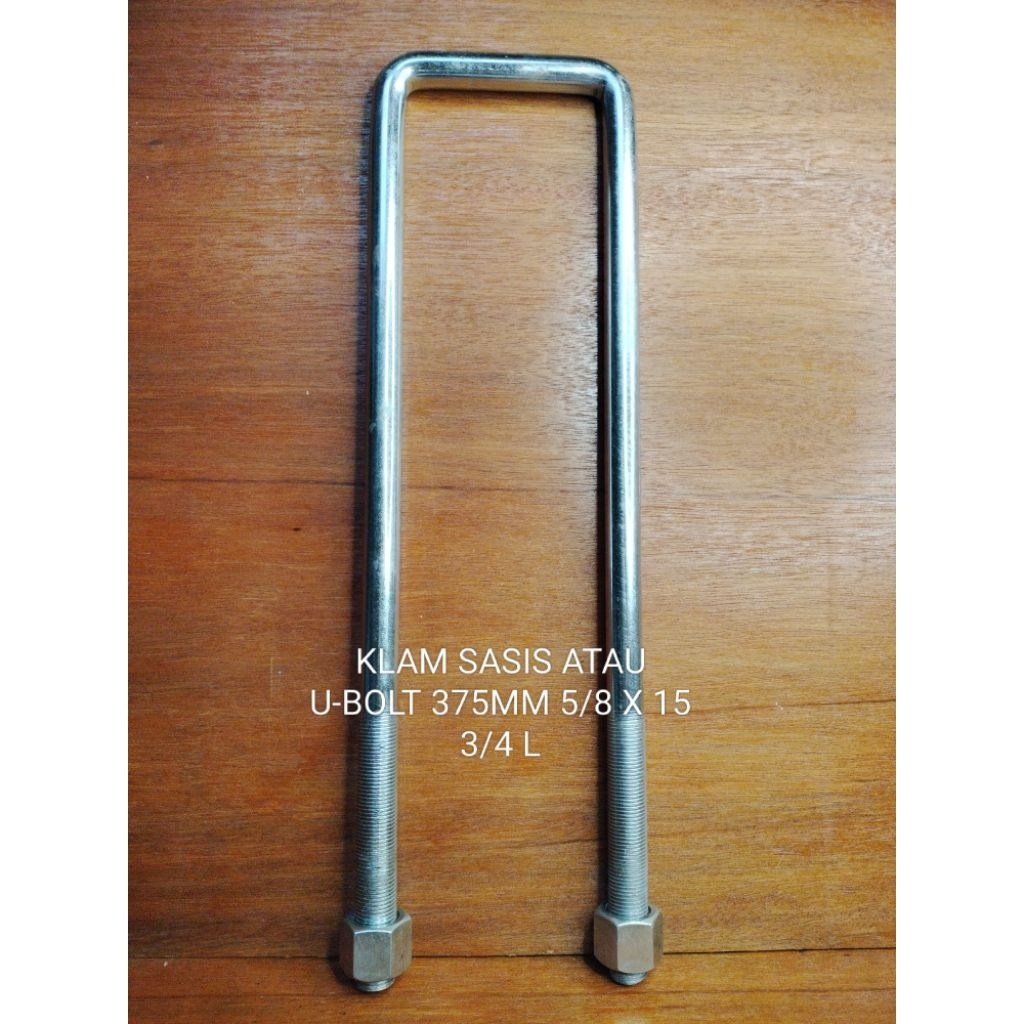 BAUD U-BOLT BEHEL KLAM SASIS PANJANG 375