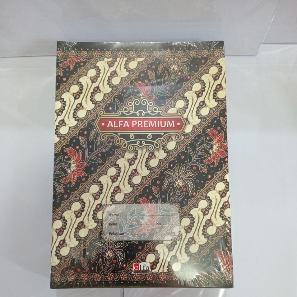 

BUKU CAMPUS ALFA PREMIUM PANJANG MOTIF BATIK ISI 36 LEMBAR / PER PAK 10 BUKU.