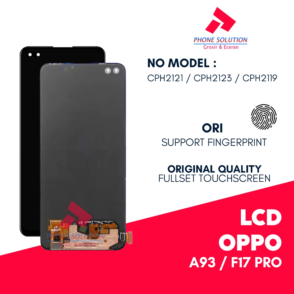 LCD Oppo A93 / LCD Oppo F17 Pro - Fingerprint Fullset Touchscreen