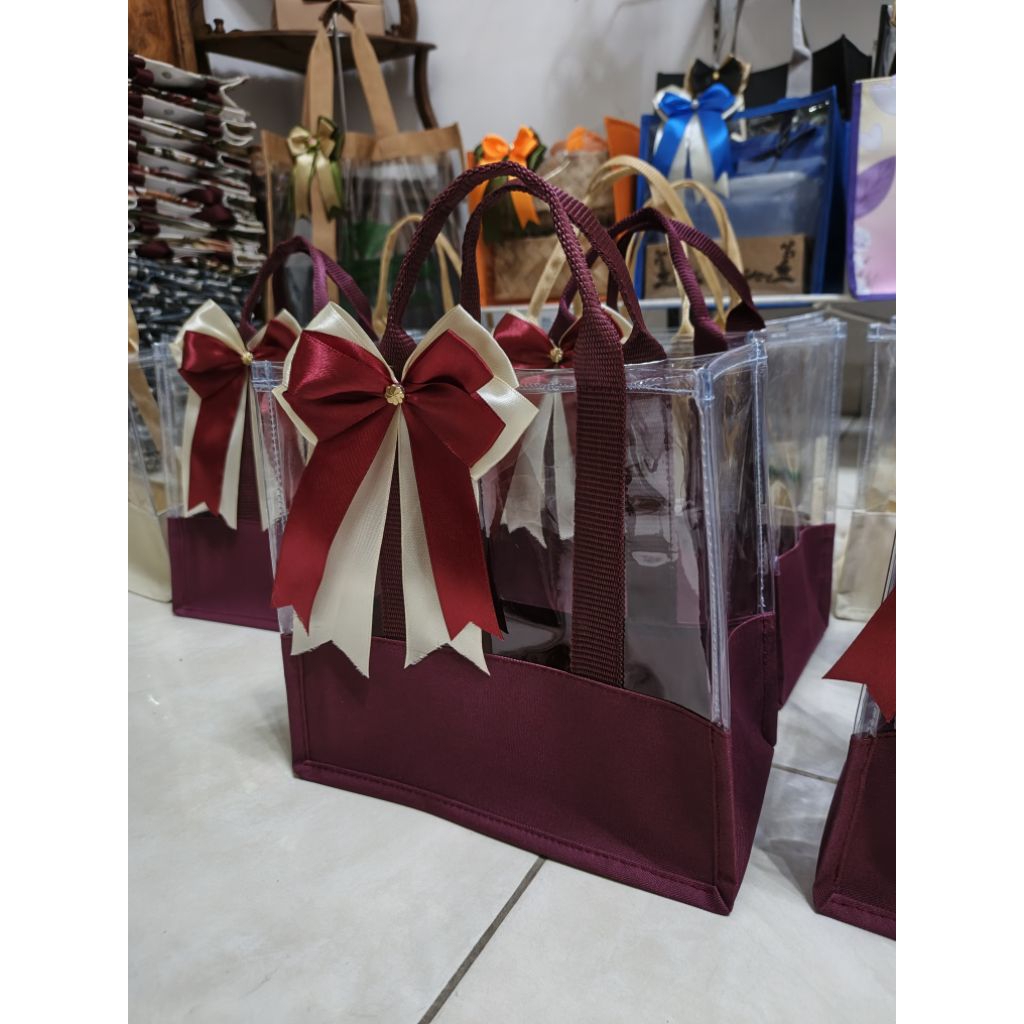 

Tas Hampers mika transparan P20xL10xT20