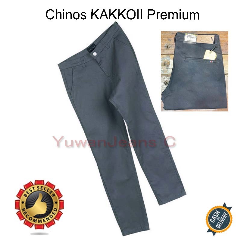 Celana Panjang Chino Pria KAKKOII Premium 2025 / Chino Cassual KAKKOII Original Slimfit - Chinos for