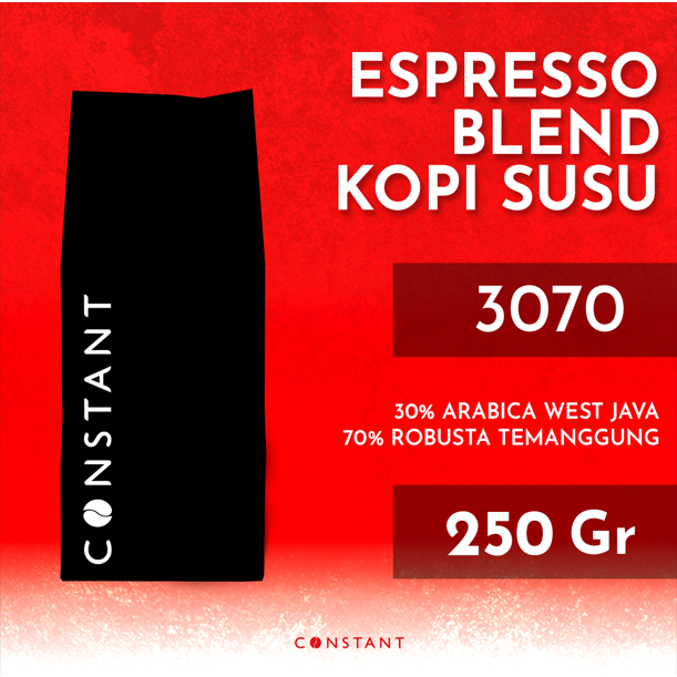 

Espresso Kopi Susu Blend 30% Arabika 70% Robusta 250 gram