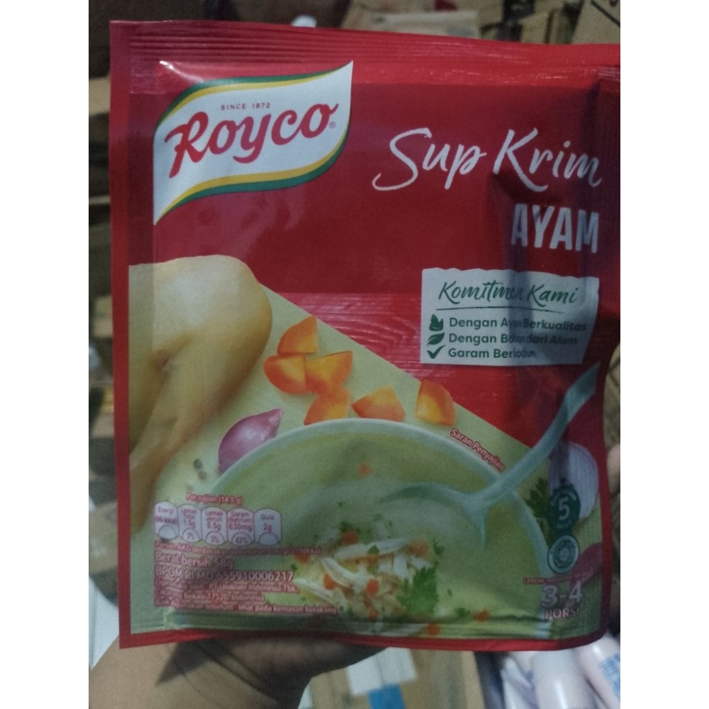 

Royco sup krim ayam58gr