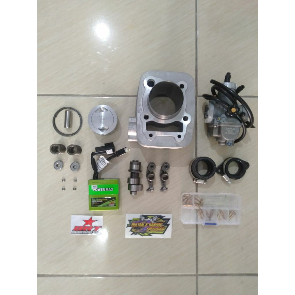 PAKET BORE UP HARIAN BLOK 63 CASTING IRON KLX 150 / DTRACKER 150 175CC