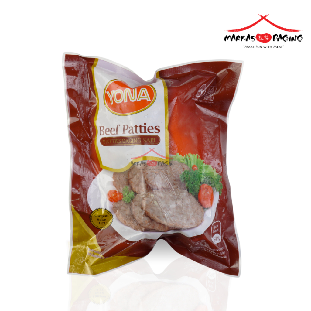 

YONA BEEF PATTIES Daging Burger - Markasdaging