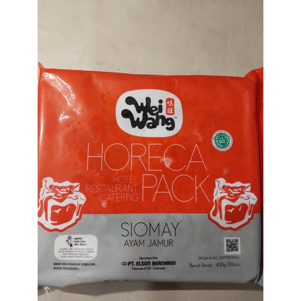 

wei wang HOREKA siomay AYAM JAMUR isi 30 pcs