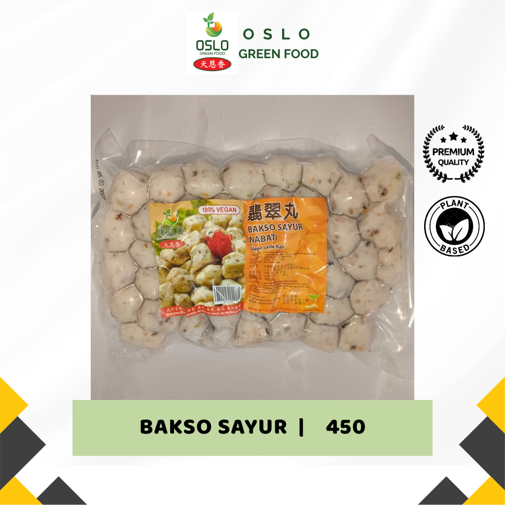 

Bakso Sayur Nabati/Jade Ball Vegetarian (100% PLANT BASED) | OsloGreen Tian En Xiang