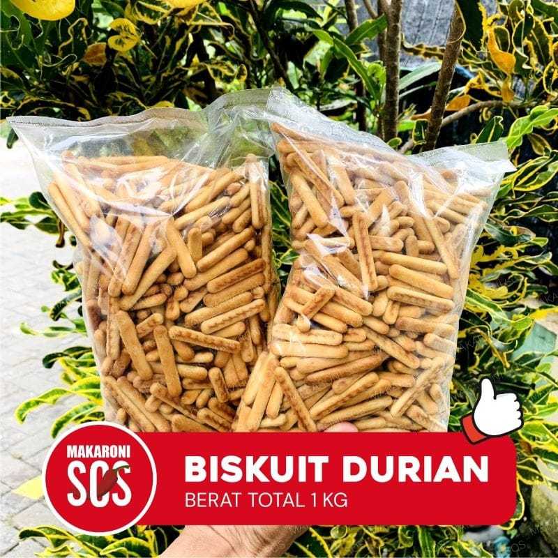 

Biskuit Durian 1kg Stik Durian Manis Renyah Jajan Lebaran Biskuit Stik Rasa Durian Enak Nagih
