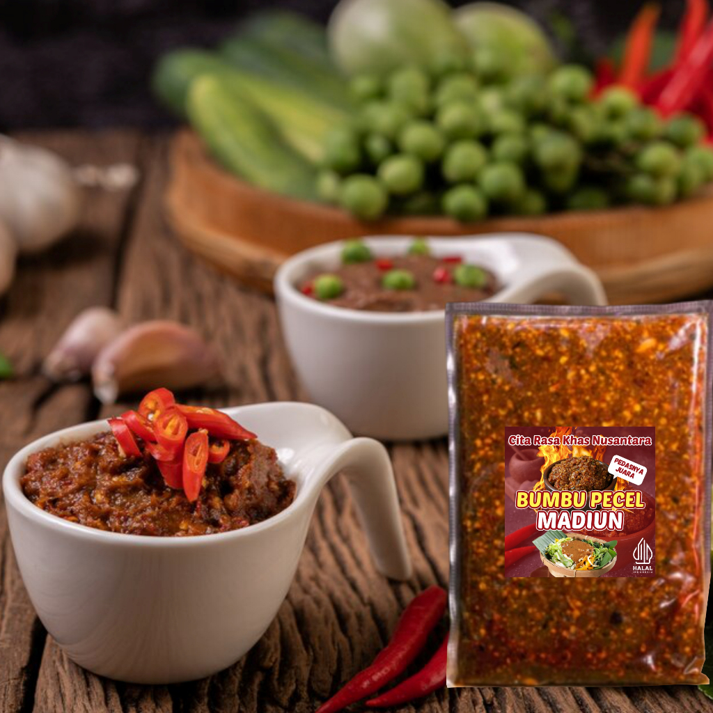 

Bumbu Pecel Khas Madiun Asli – Pedas Manis, Praktis & Lezat