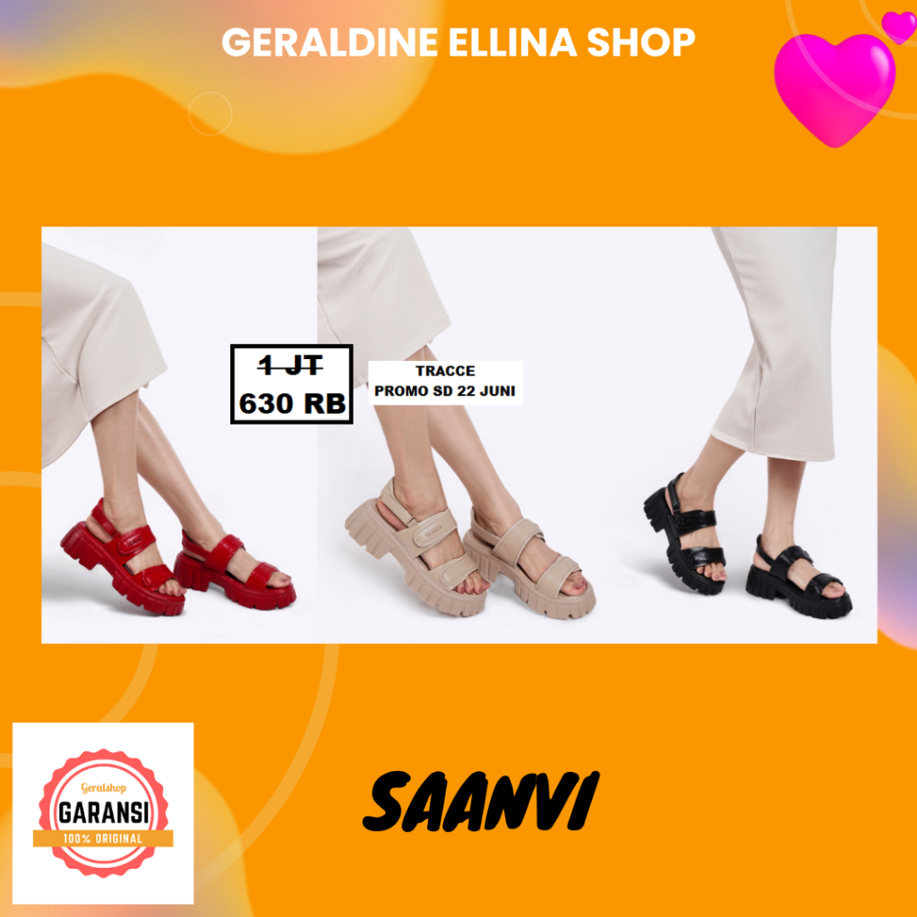 Sandal Tracce wanita original sale seri HERLY