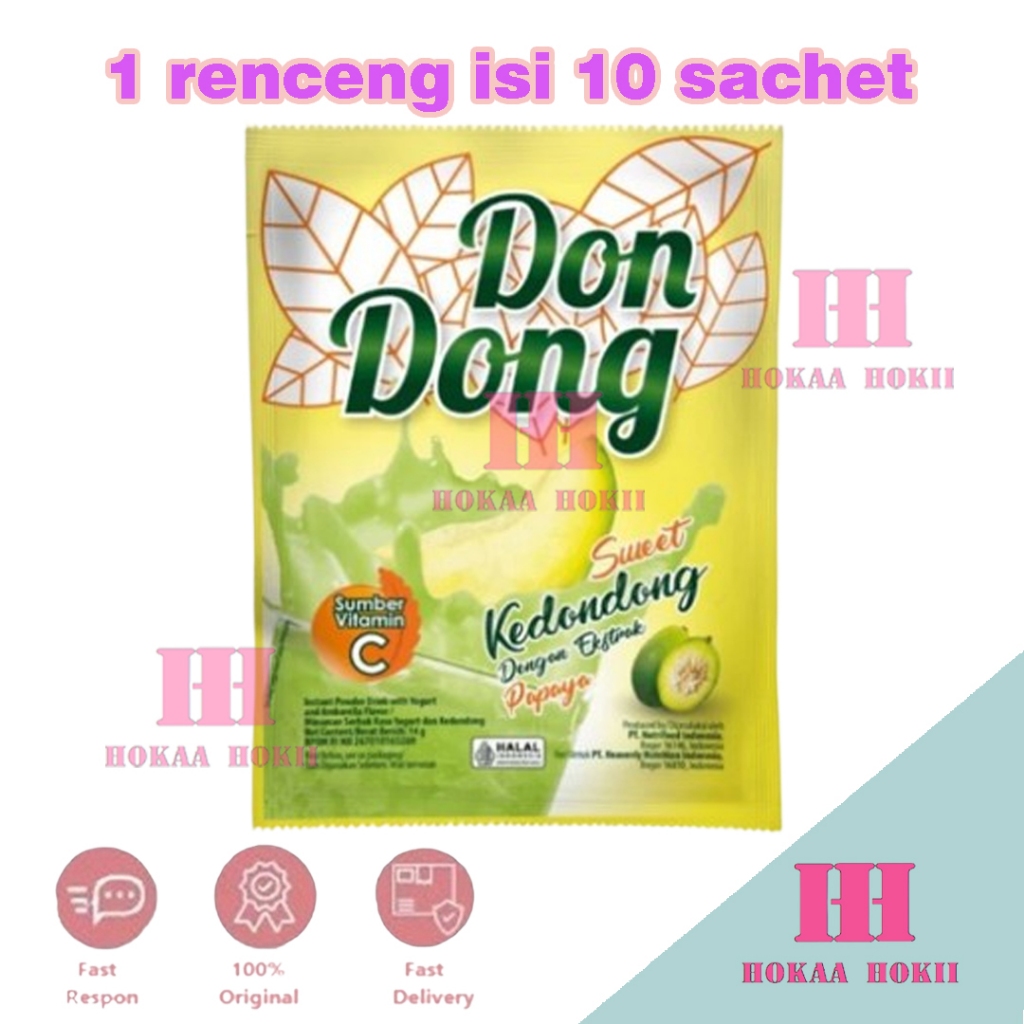 

Nutrisari Don Dong Minuman Serbuk Kedondong Sumber Vit C 1 Renceng Isi 10 sachet