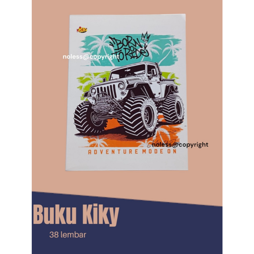 

NOLESS (1 buah) Buku Tulis Kiky / Buku Kiky 38 Lembar