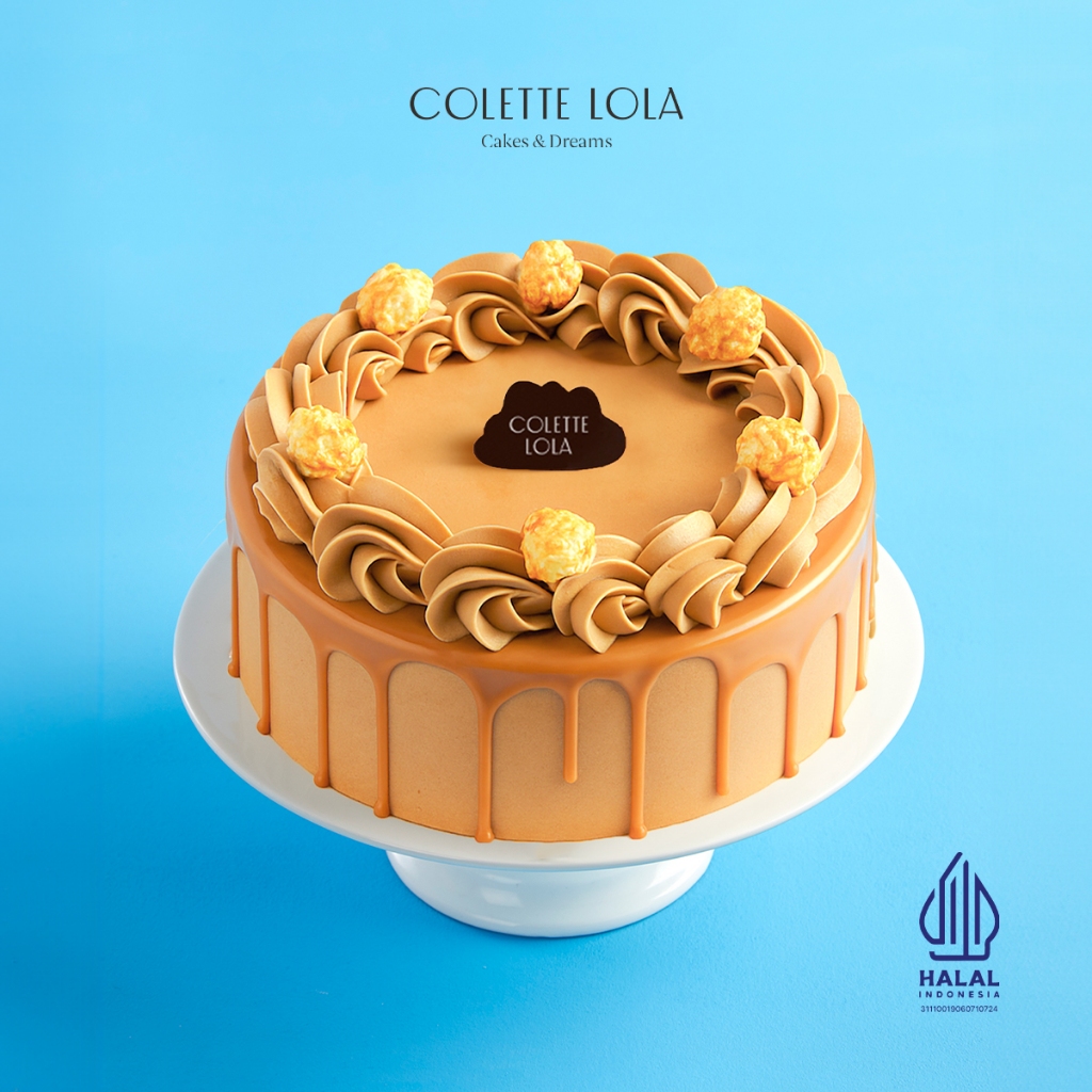 

Kue / Cake Colette Lola Popcorn Caramello - Round 14cm