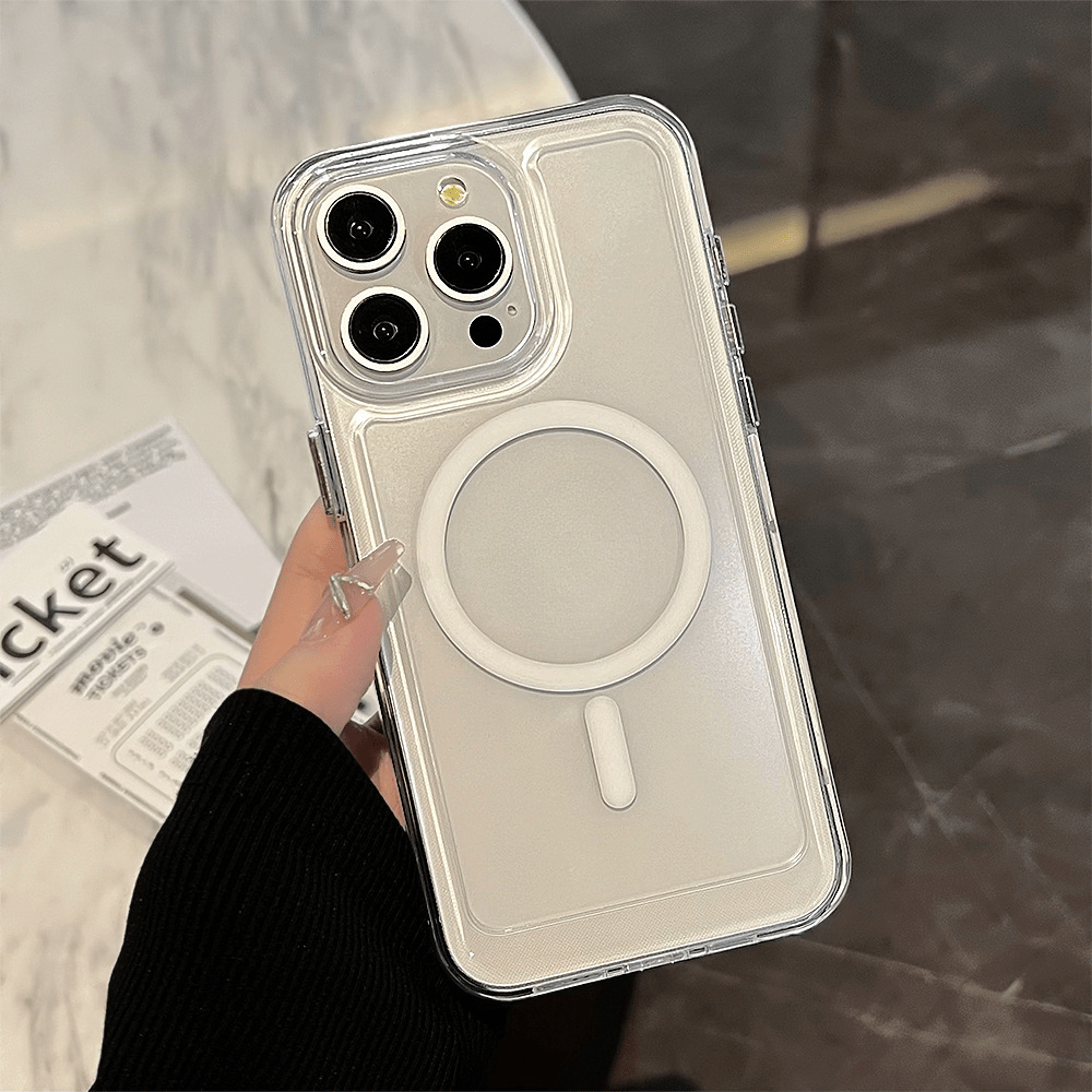 Magnetic HP Case for iPhone 11 Apple 15 Pro Max iPhone 13 12 14 11 Pro Max Casing Wireless Charge Ph