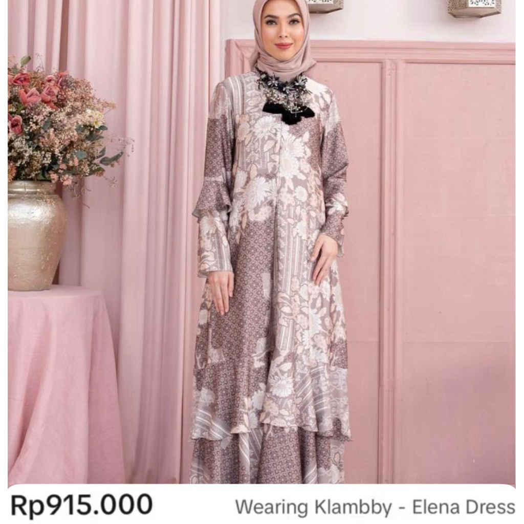 PRELOVED Wearing Klamby Elena Dress Taupe size S