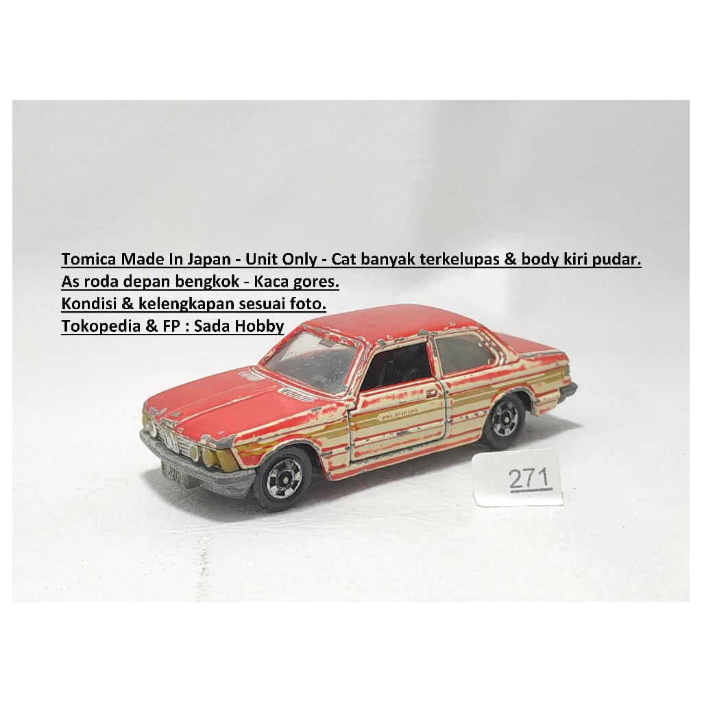 Tomica No F43 BMW 320i Merah Japan Loose Minus