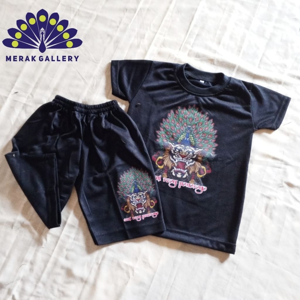 Kaos reog anak/ Setelan anak/ kaos anak murah/kaos reog anak