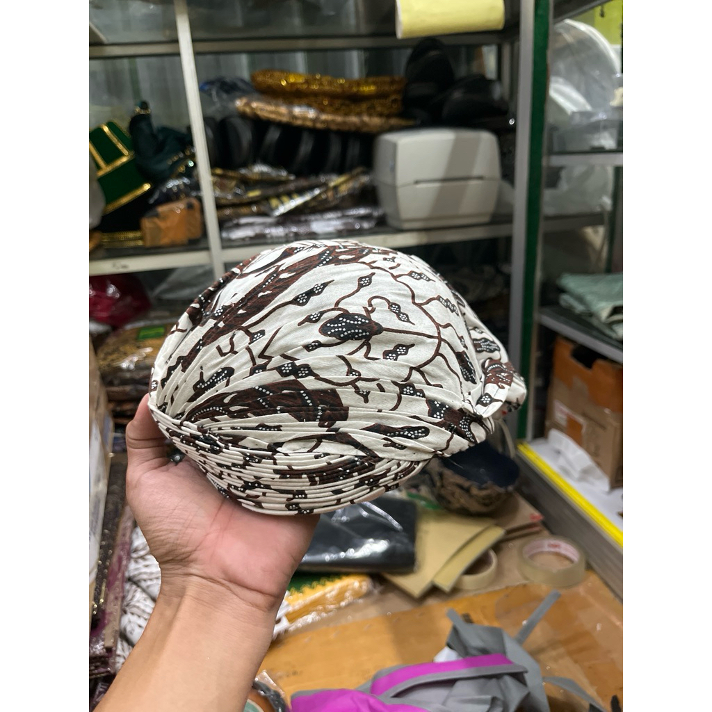 blangkon anak alusan motif sidoasih | blangkon jogja | blangkon anak | blangkon jogja anak | blangko