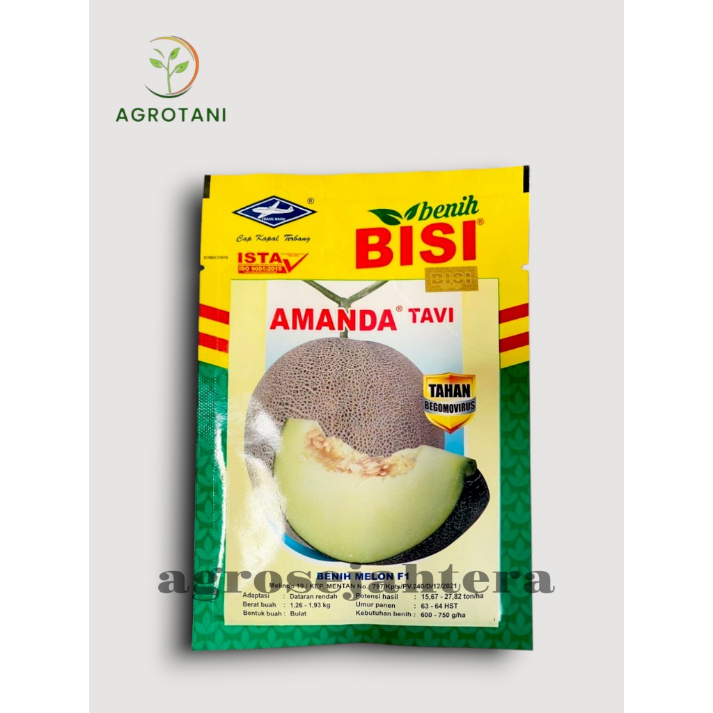 BIBIT BENIH Melon AMANDA TAVI 13 GRAM Melon Cap Kapal Terbang