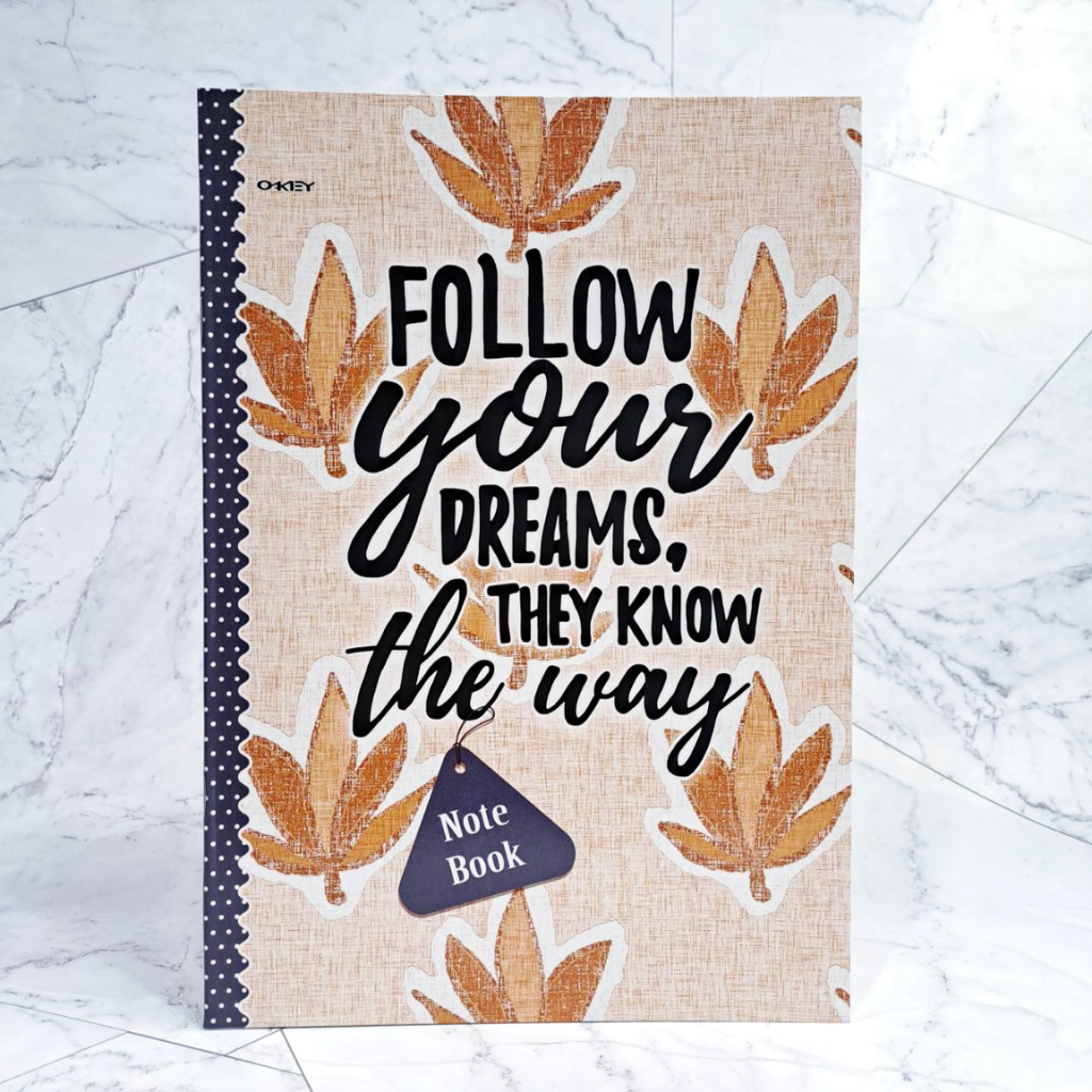 

Buku Tulis Besar OKEY 36 Lembar Big Journey 17,5 x 25 cm | Sampul Tema Alam | Ada Kolom Nama