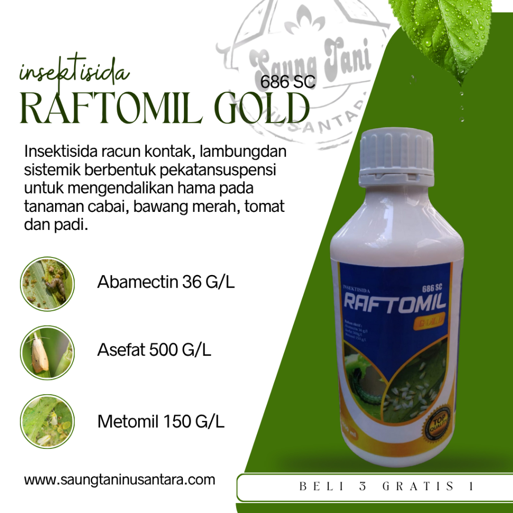 Raftomil gold 686 SC/1liter/promo