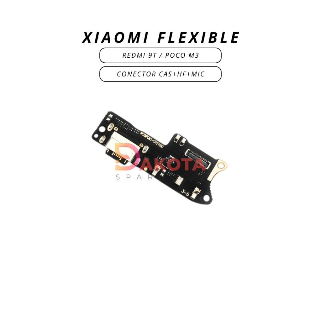 FLEXIBLE CON CAS + MIC + HF + IC XIAOMI REDMI 9T / POCO M3 ORI