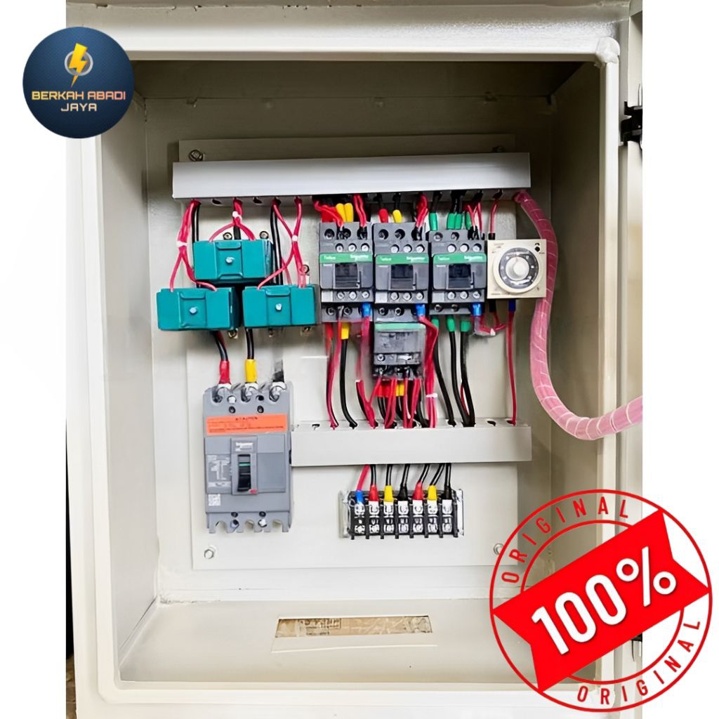 panel star delta 7,5kw 11kw 15kw 18,5kw analog meter