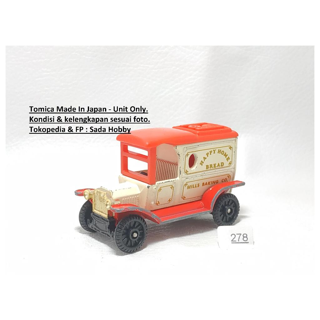 Vintage Tomica No F11 Type T Ford Commercial Van French Bakery Japan Loose