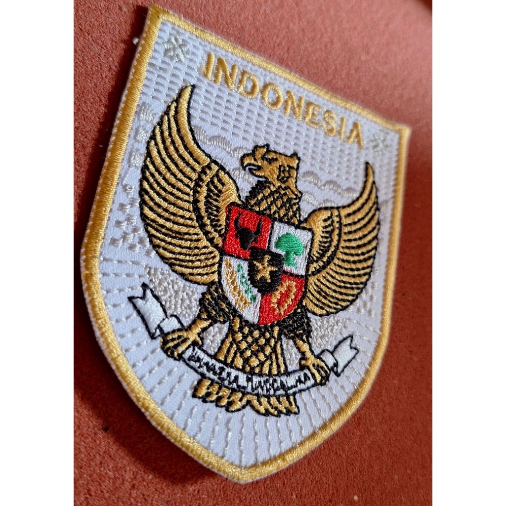 logo timnas terbaru bordir emblem patch