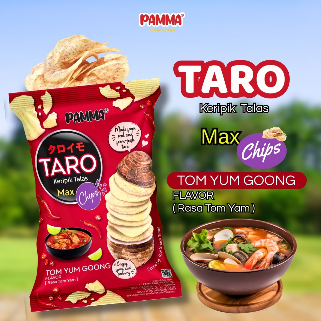 

PAMMA Taro Chips keripik Talas Sehat