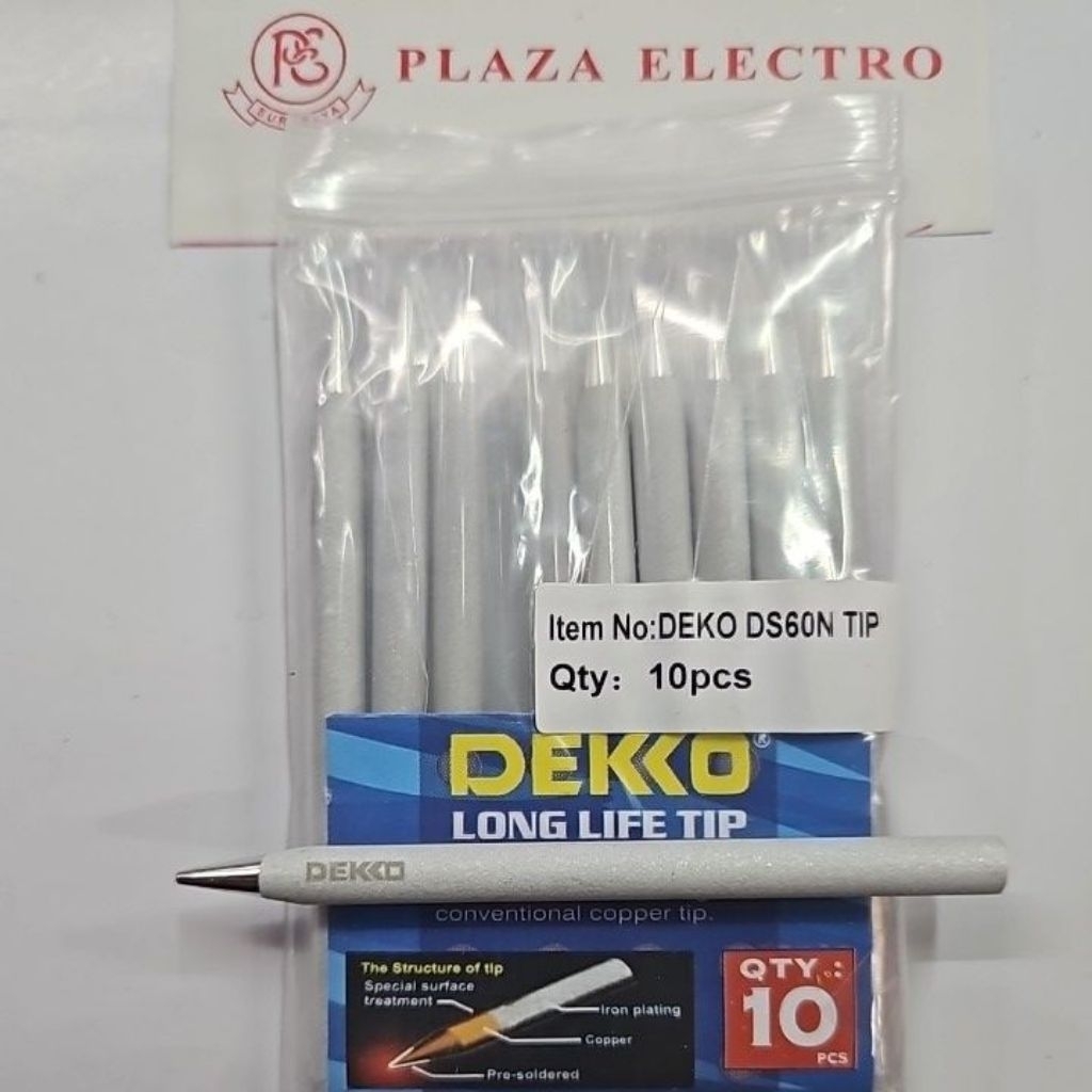 UJUNG SOLDER / MATA SOLDER / TIP SOLDER 60 WATT ORIGINAL DEKKO KRISTAL