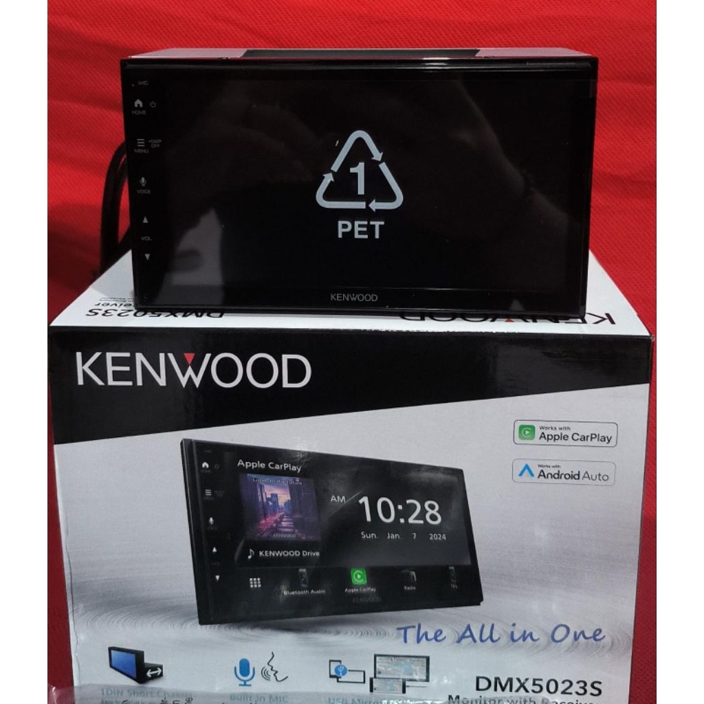 Kenwood DMX5023S head unit  double Din android auto Apple car Play