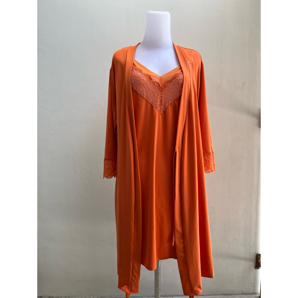 KIMONO SET THE BRAHOUSE LINGERIE BAJU TIDUR SET SEXY