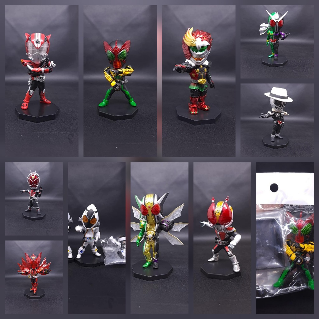 [ ori ] ichiban kuji wcf world collectiable figure kamen rider kuuga agito ryuki kabuto decade w fou