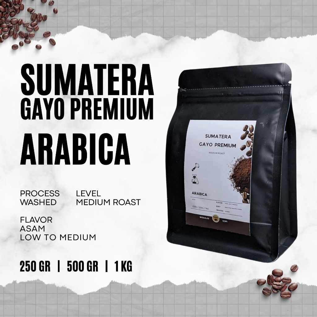 

WOLULAS Kopi Arabica Sumatera Gayo Premium