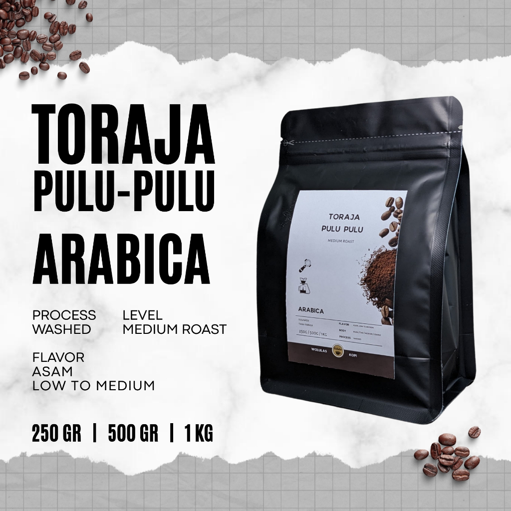 

WOLULAS Kopi Arabica Toraja Pulu Pulu