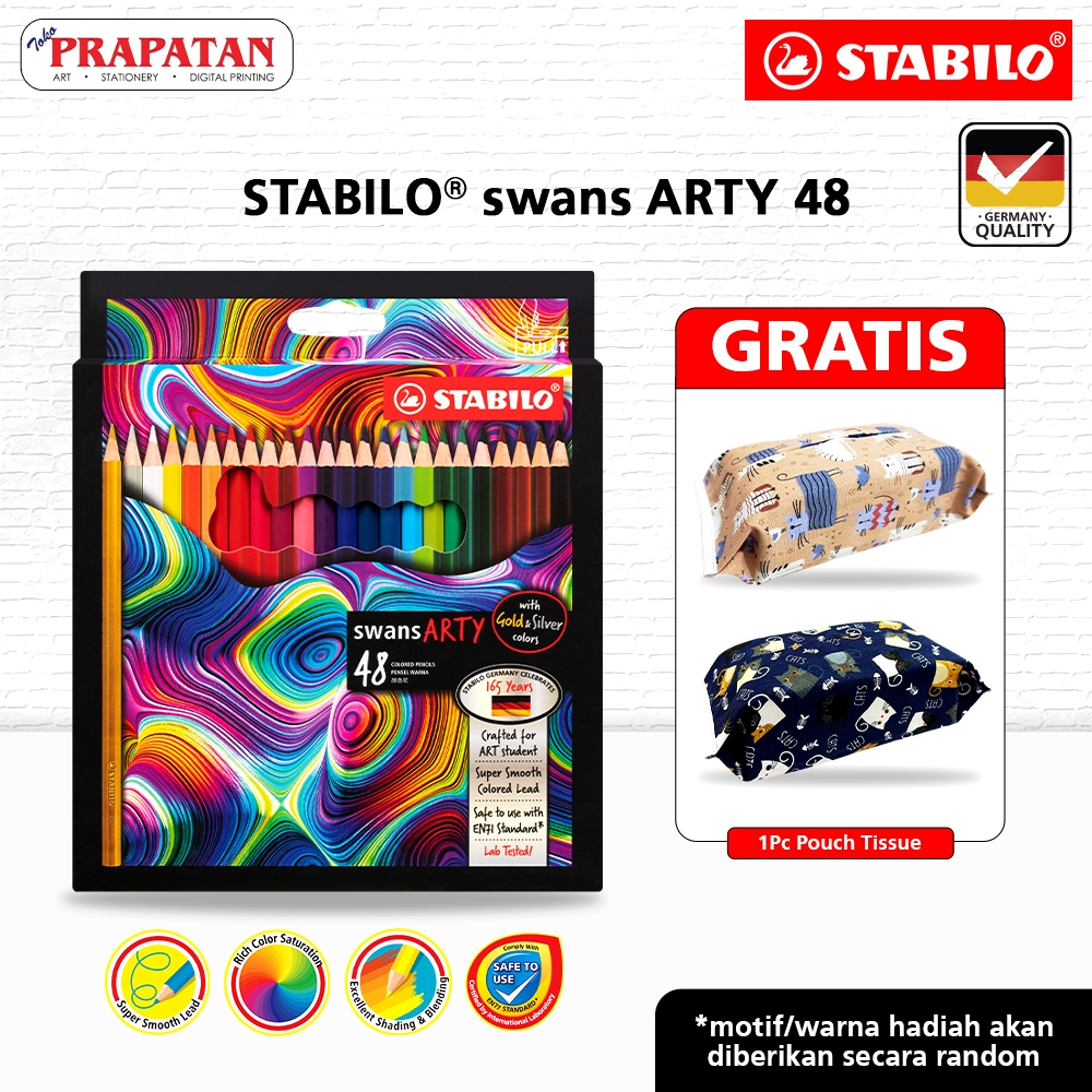 

Pensil Warna Stabilo Swans ARTY | Color Pencil