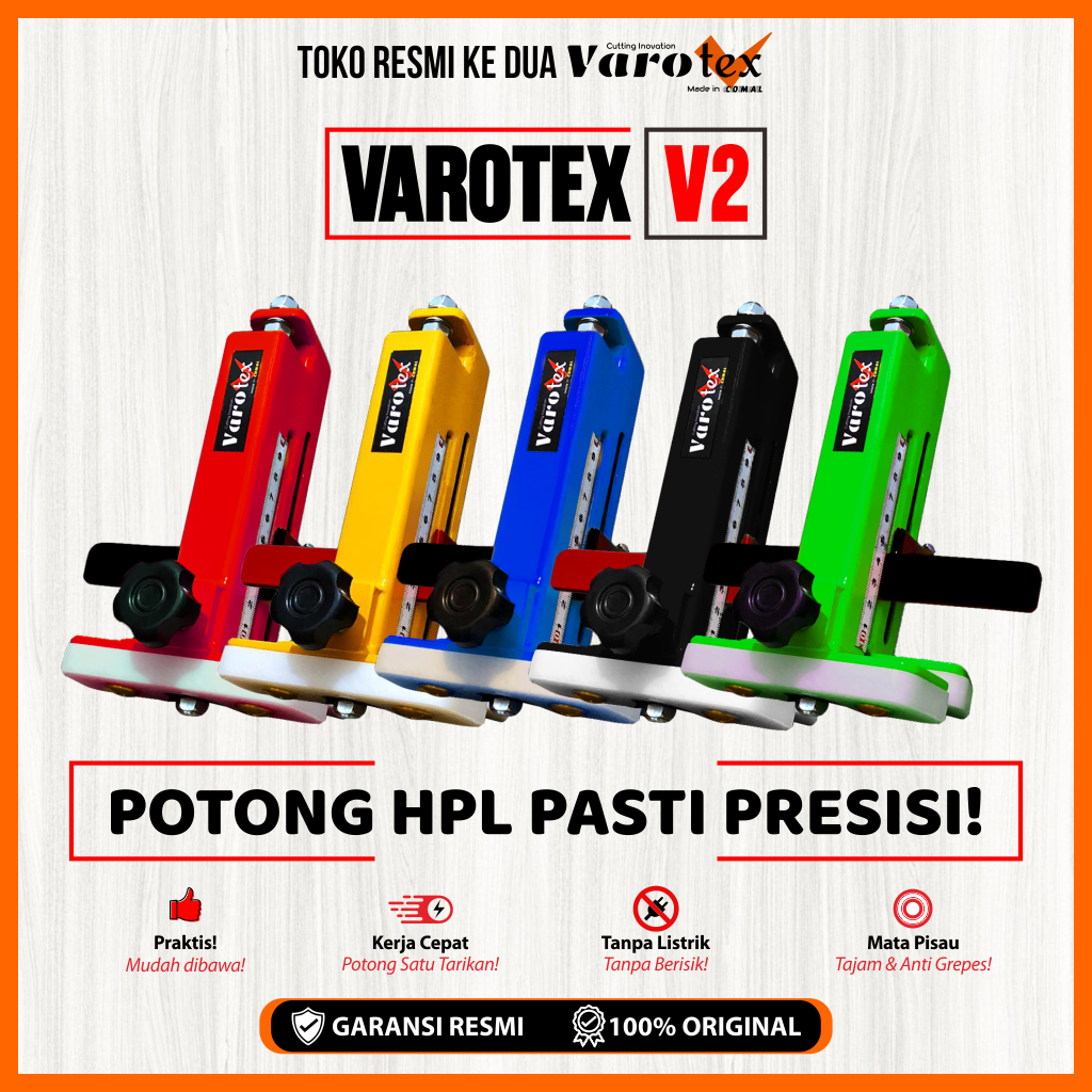 Varotex V2 100% ORIGINAL Alat Potong HPL, HPL Cutter, Pemotong HPL Presisi