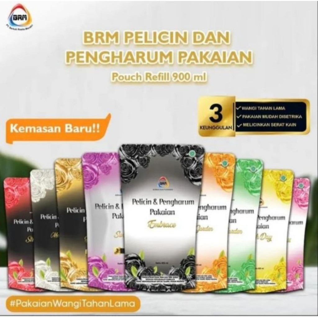 Mawar BRM Refill 900ml Pewangi