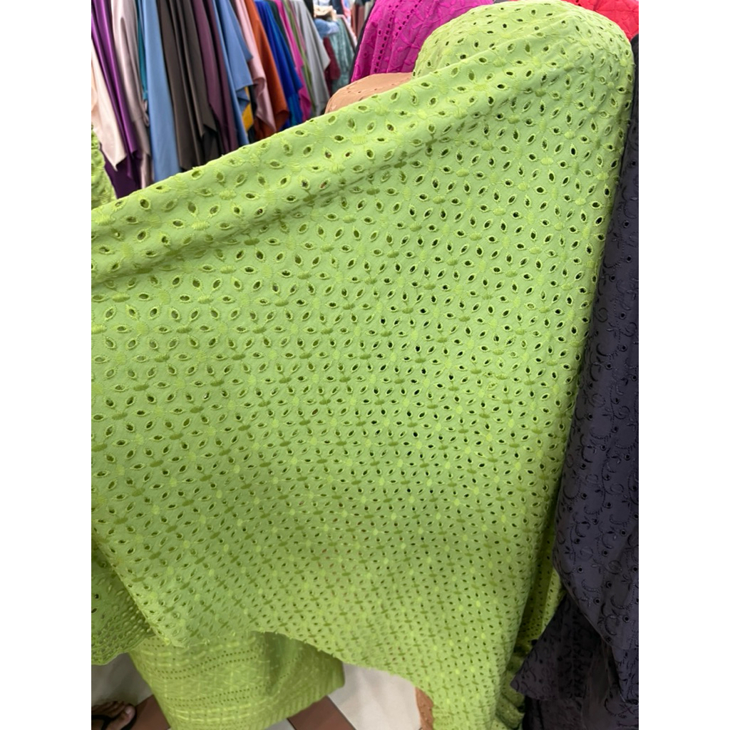 katun bordir/katun bolong kain bolong