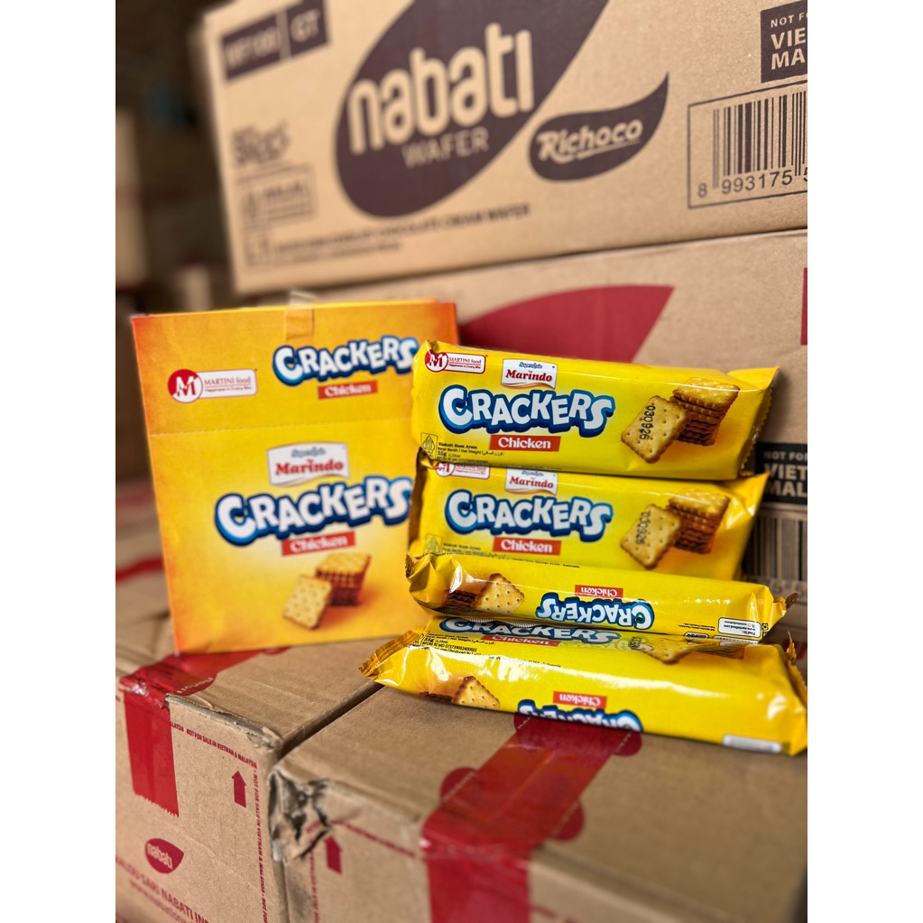 

Marindo Chicken Cracker 1 Box isi 35g x 12 pcs