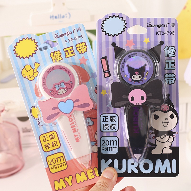 

Pita Koreksi Correction Tape Tip EX 20m Penghapus Pen Anak Sekolah Kuromi My Melody