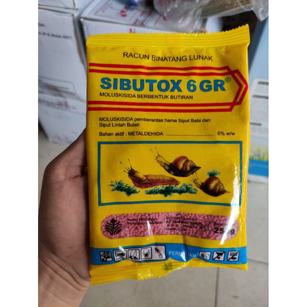 Sibutox 6gr, racun keong racun siput 250gram