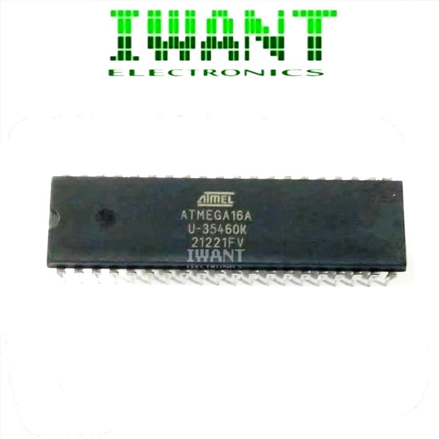 ATMEGA16 IC ATMEGA16A ATMEGA16A-PU  ATMEGA16A PU  ATMEGA 16 DIP-40 PIN AVR MICROCONTORLER REFURBISH