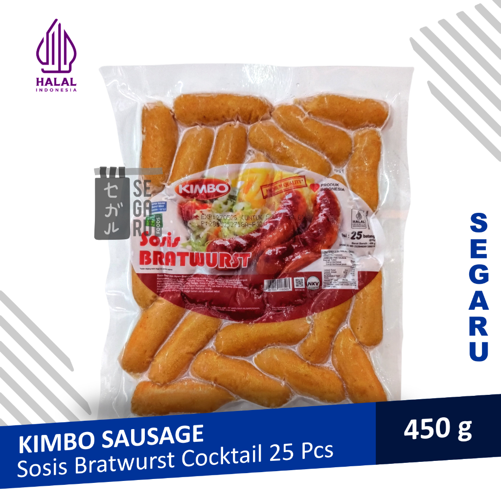 

KIMBO Sosis Cocktail Bratwurst 25 pcs 450 gram