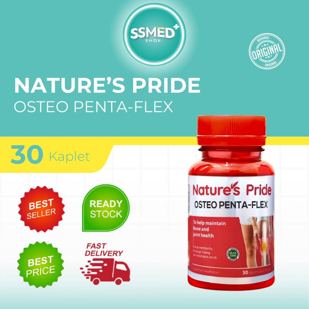 Nature’s Pride Osteo Penta-Flex – Perlindungan Optimal untuk Tulang & Sendi Diformalisasikan dengan 